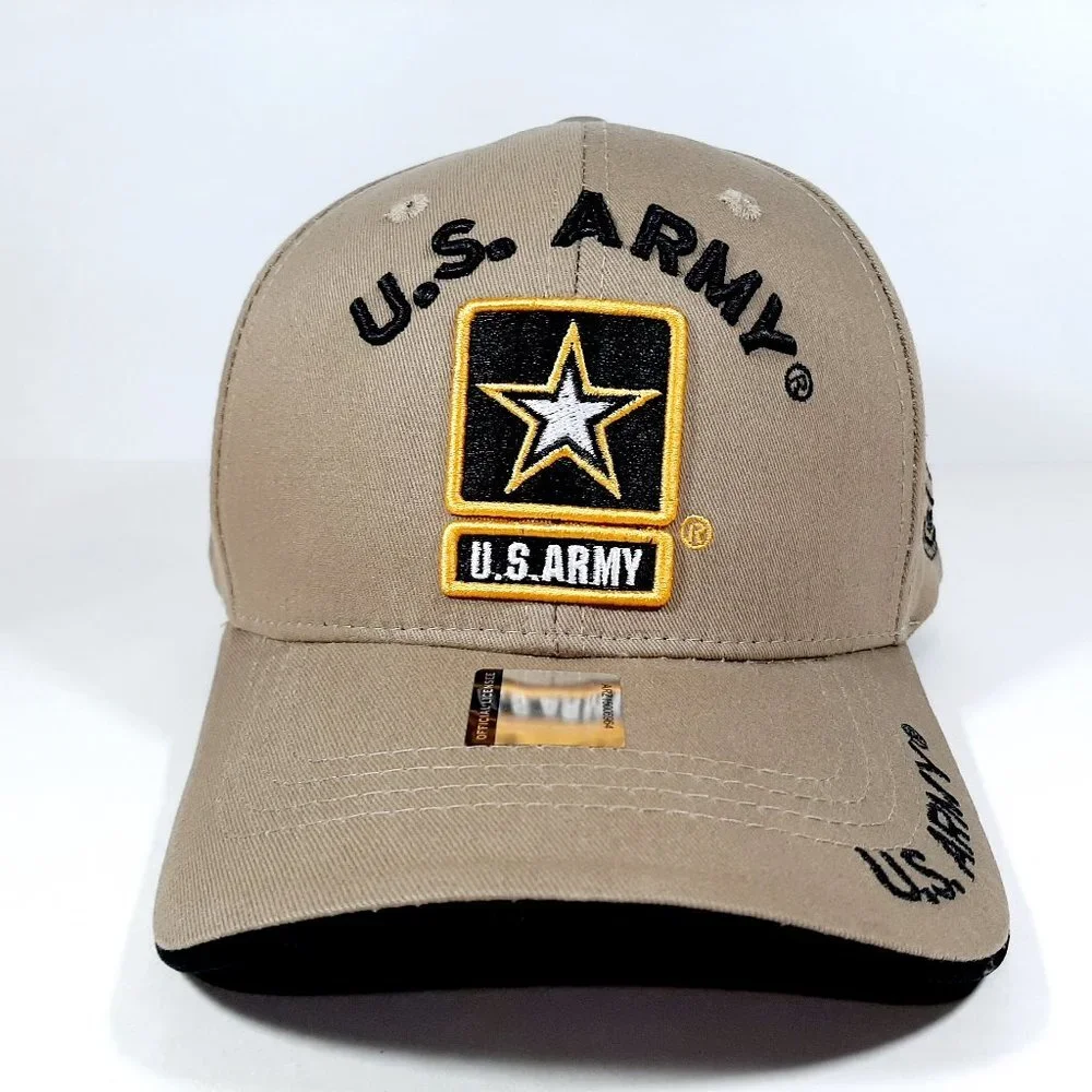 US Army Mens Officially Licensed Hat Ball Cap Adju